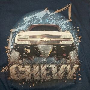 Chevy Graphic T-Shirt Vintage Y2K 00s Silverado Truck Medium 4 Seasons Design